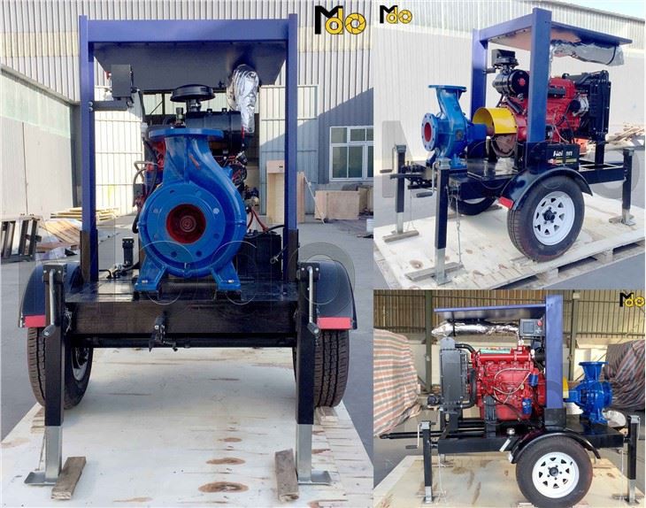 Diesel Engine Pump Trolley With Two Wheels ISW150-250(I)A