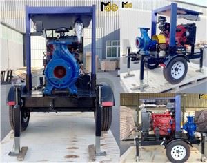Diesel Engine Pump Trolley With Two Wheels ISW150-250(I)A